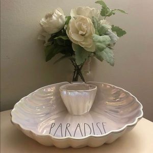 Rae Dunn Paradise Shrimp and dip bowl